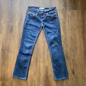 MEK Women's Straight Leg Jeans - Dark Blue